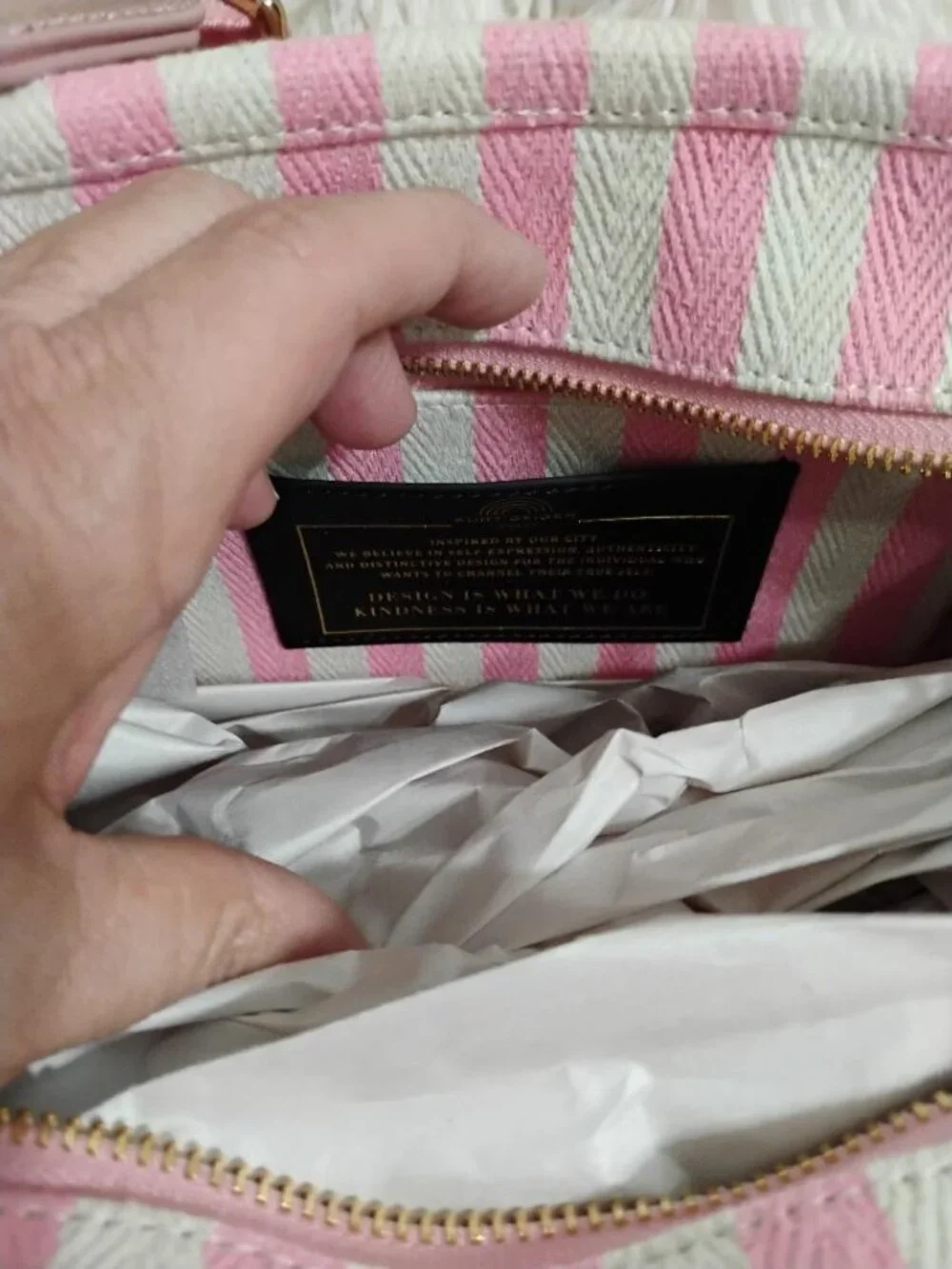 Kurt Geiger London Small Chiswick Shopper Pink Combo NWT - Picture 7 of 15